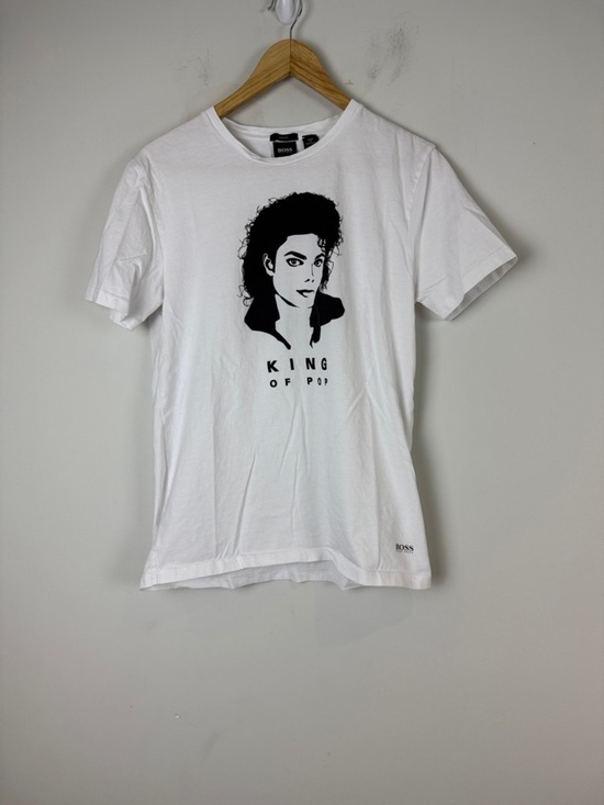 Hugo Boss Other - HUGO BOSS White Tee Michael Jackson with Black Graphic Size Small